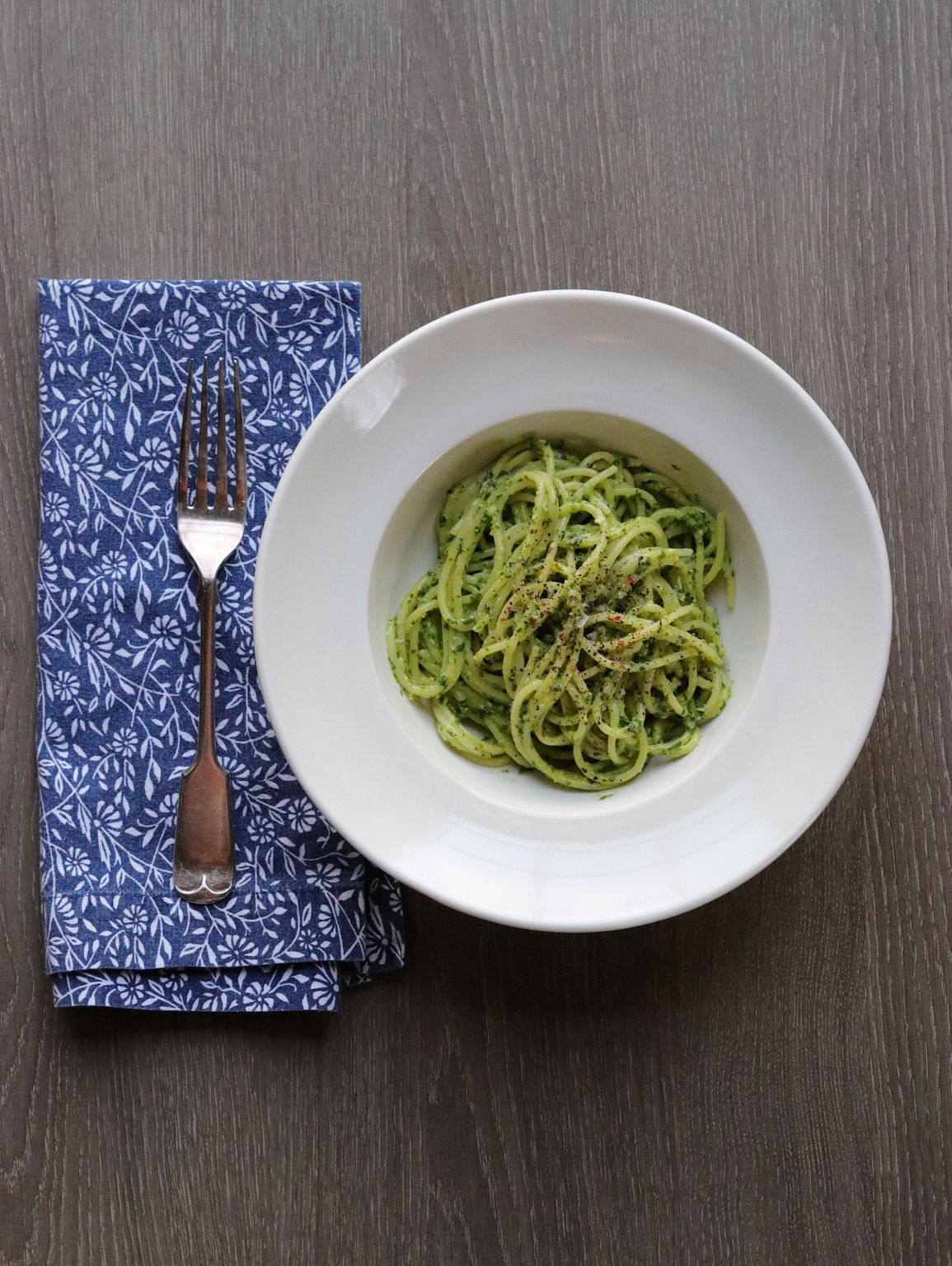 Recipe Notes | Vegan Pesto Pasta