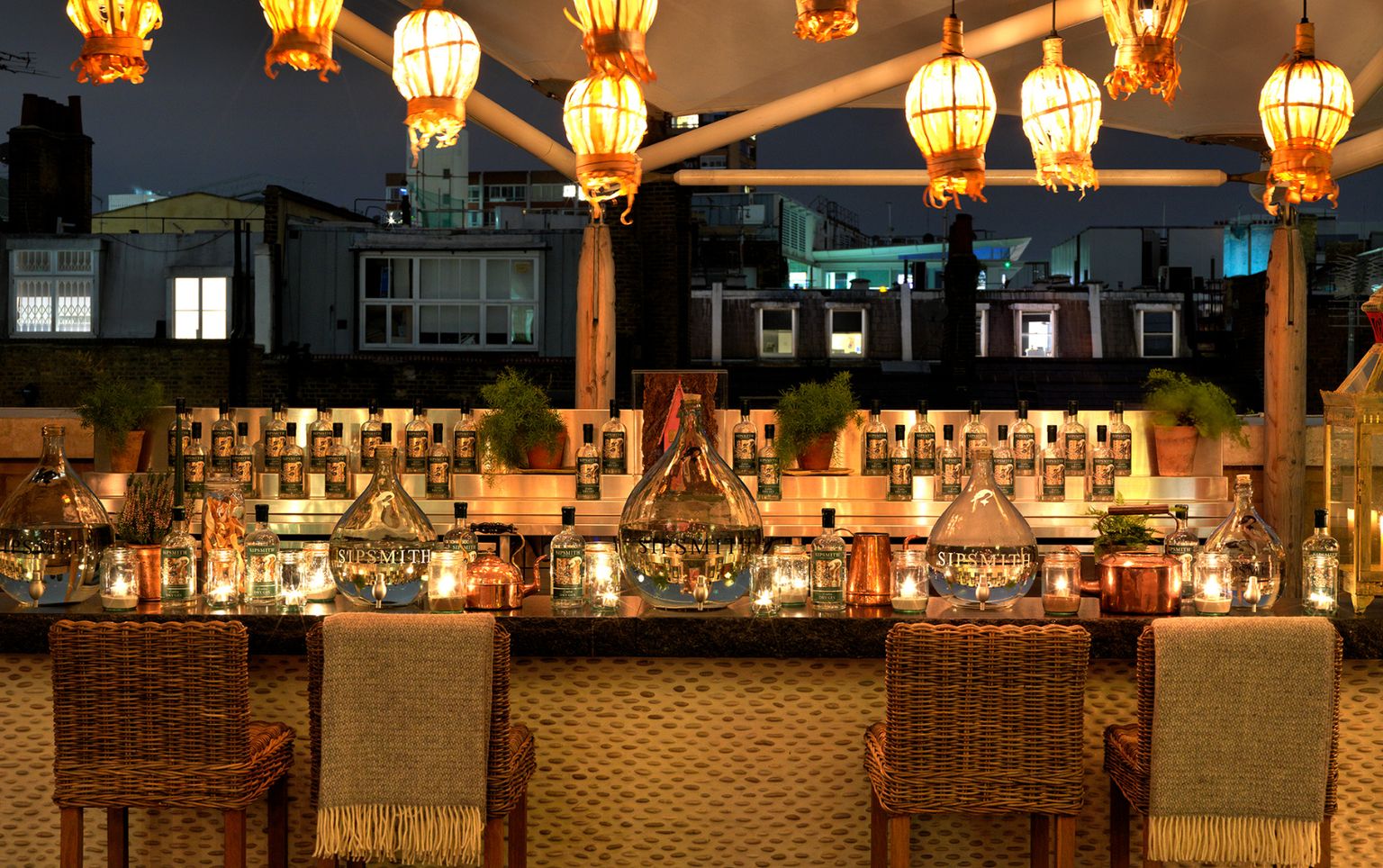 Hot Gin Roof | Ham Yard Hotel