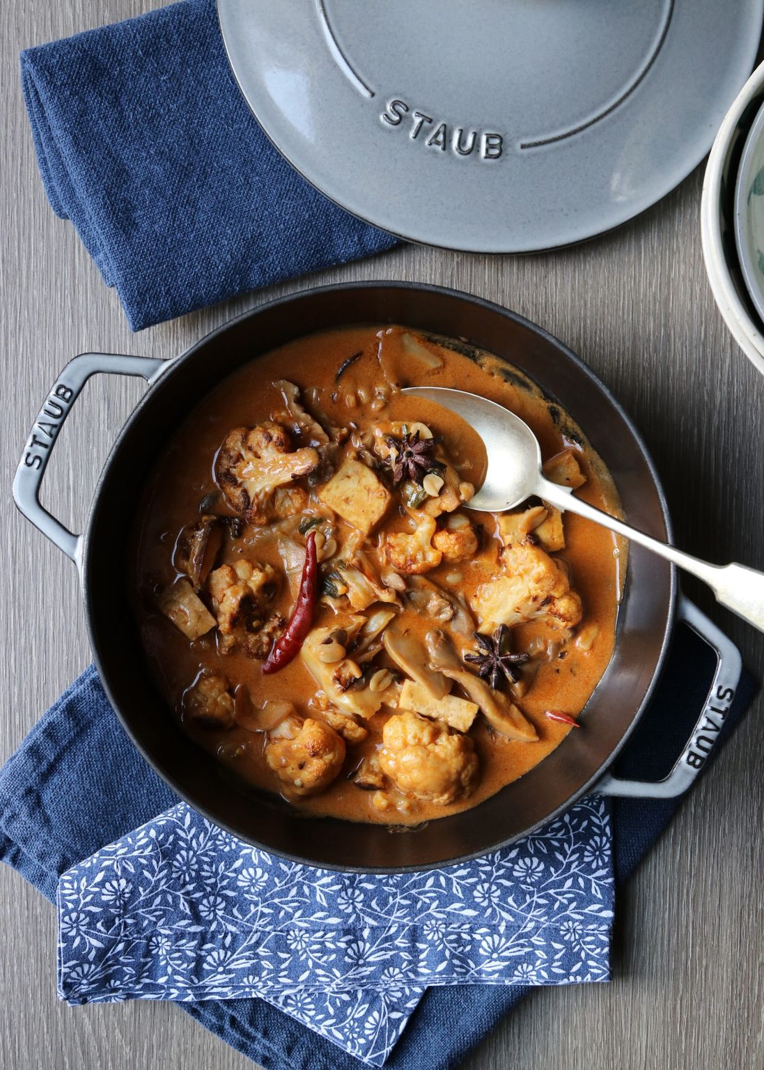 Tofu, Cauliflower & Mushroom Massaman Curry