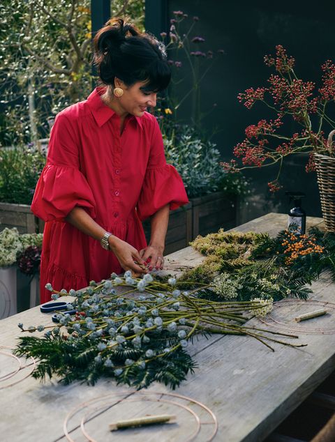 Astrantia Studio Humphrey Munson Autumn Wreath Making Workshop 2025