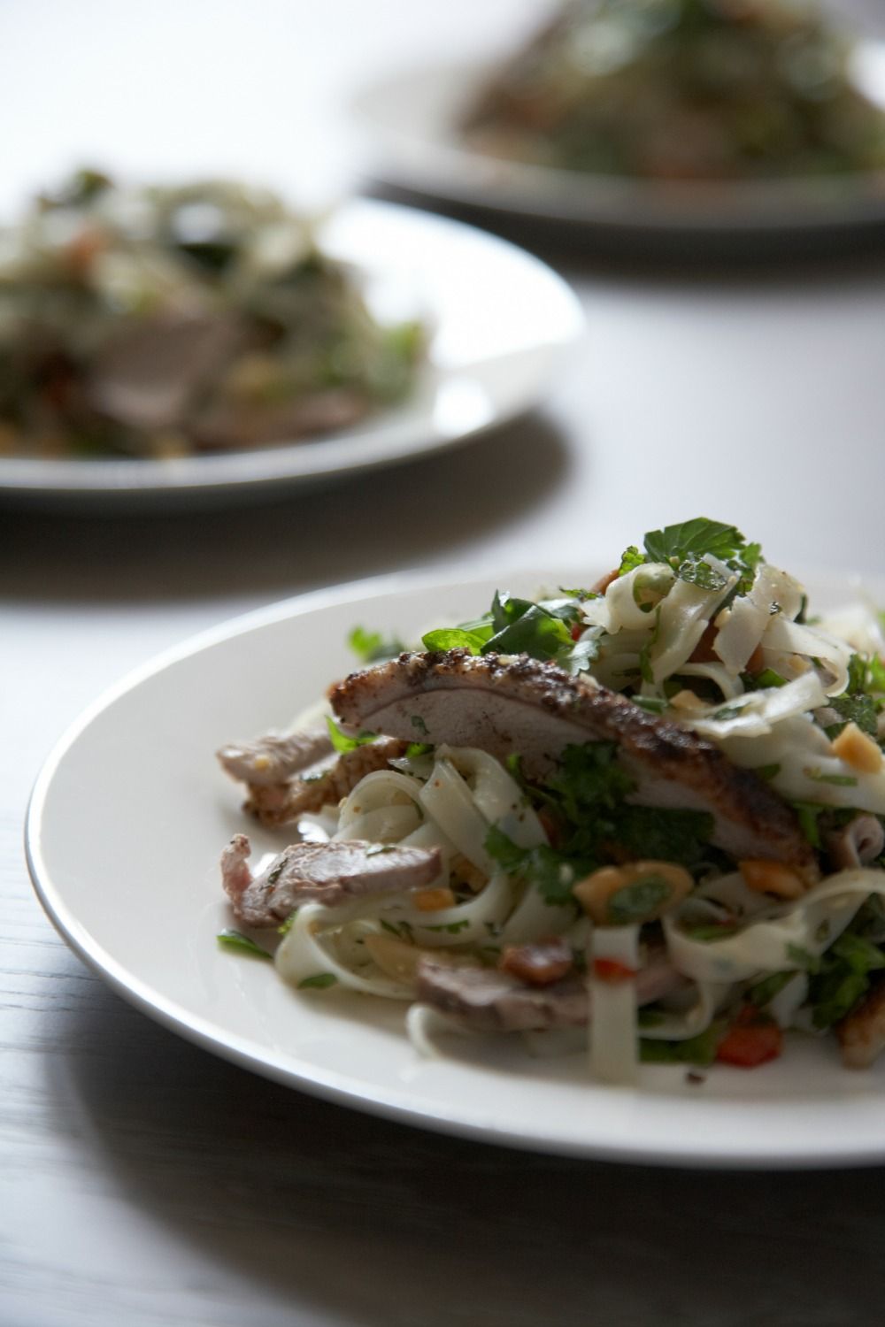 Crispy Duck Noodle Salad