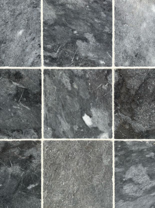 Kensington Chequer Charcoal Marble