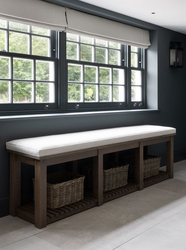 Darcy Solid Oak Upholstered Bench | Sevenoaks Project | Humphrey Munson