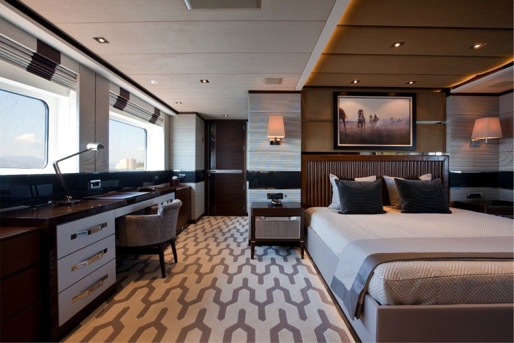 37m Aurelia - Luxury Yacht Bedroom - Humphrey Munson Blog