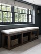 Darcy Solid Oak Upholstered Bench | Sevenoaks Project | Humphrey Munson