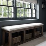 Darcy Solid Oak Upholstered Bench | Sevenoaks Project | Humphrey Munson