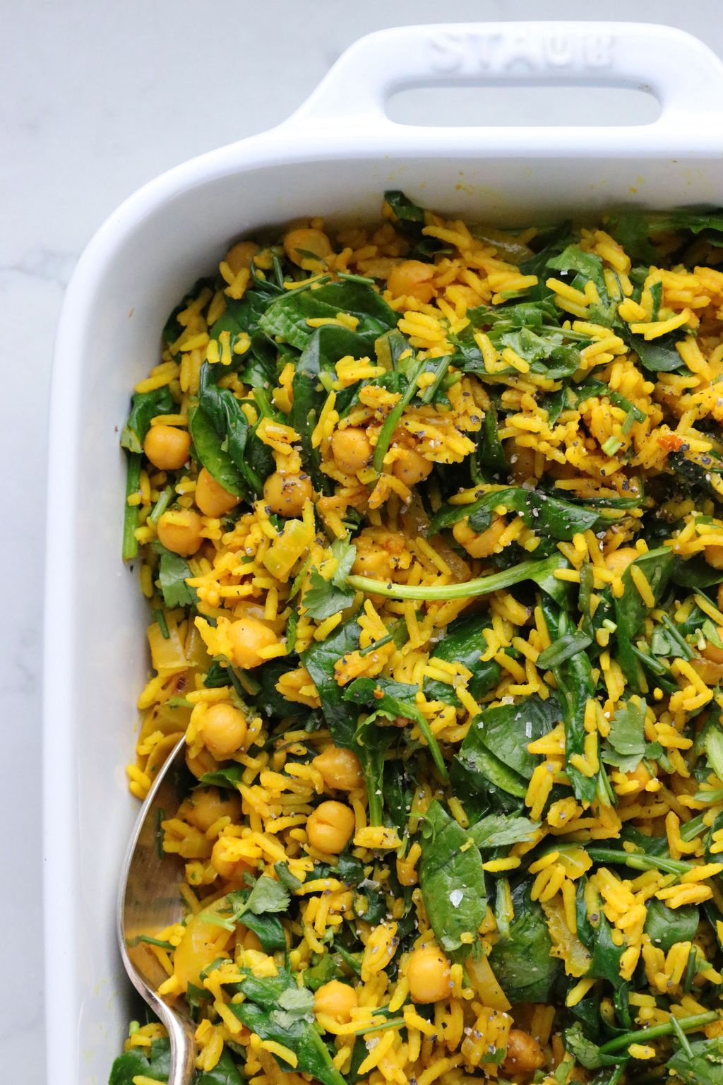 Recipe Notes | Persian Chickpea And Spinach Rice