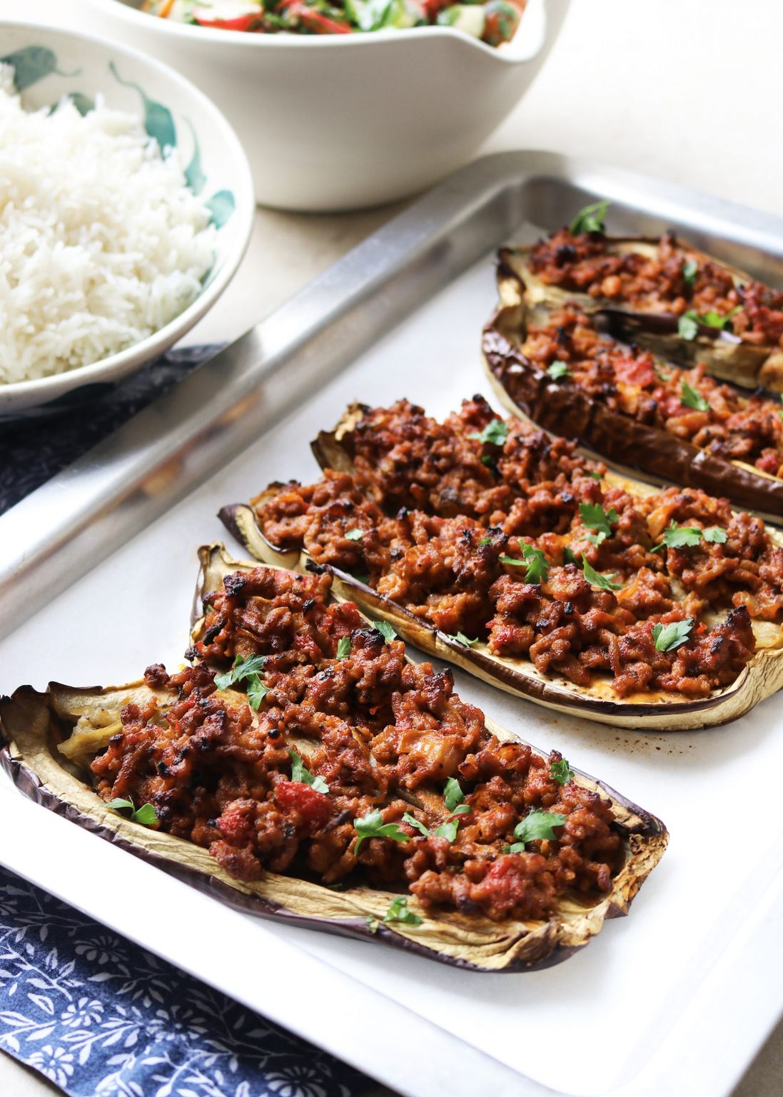 Spiced Lamb Aubergine