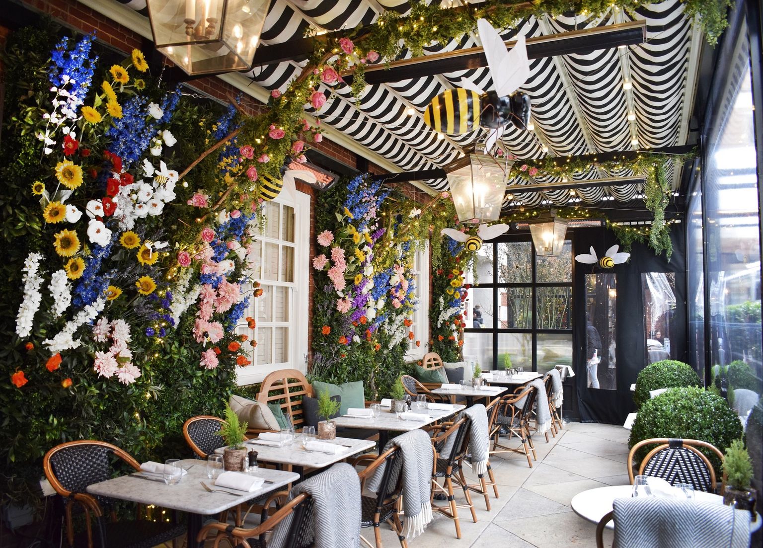 Spring arrives at Dalloway Terrace in London