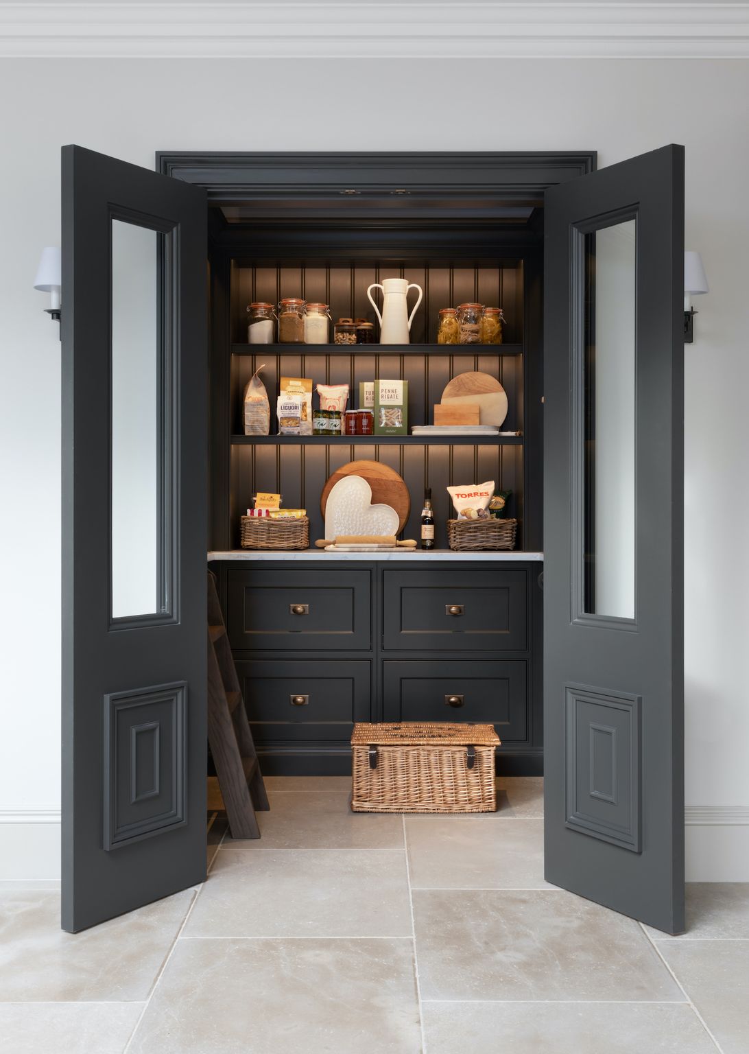 The one secret you need to know for the perfect dark and moody pantry